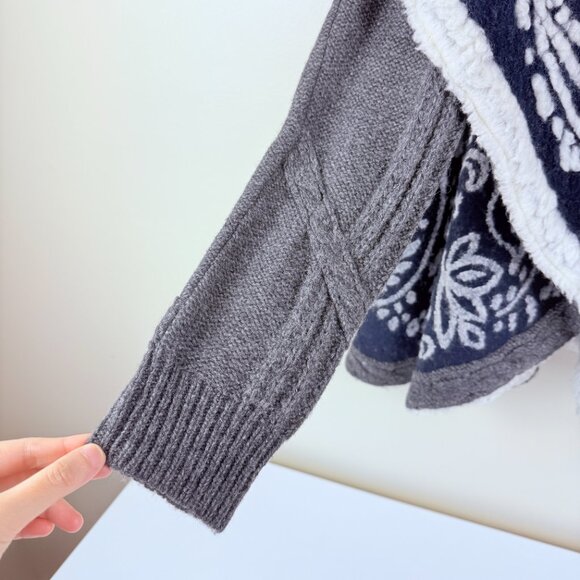 NWT Anthropologie Sleeping on Snow First Snow Wool Blend Sweater Cardigan M - Picture 6 of 15